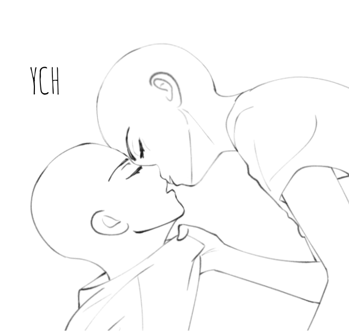 YCH- Kiss Couple - YCH.Commishes