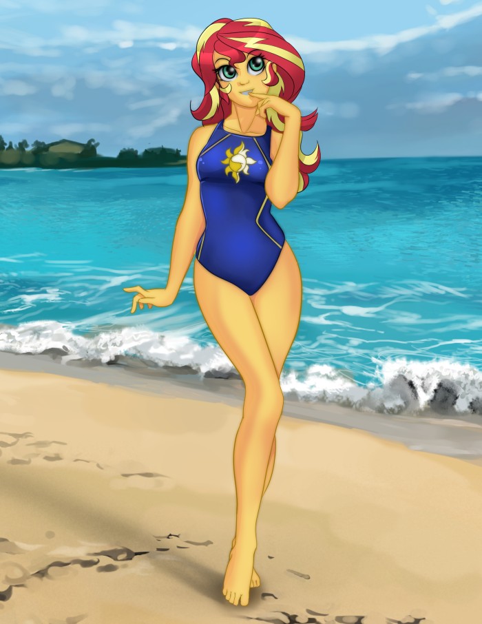 YCH Equestria Girl School swimsuit YCH.Commishes