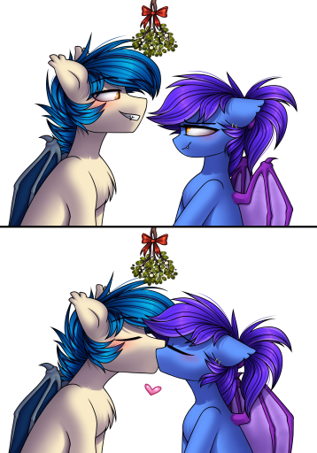 Pony Furry Kiss Stock Illustration 1303739515