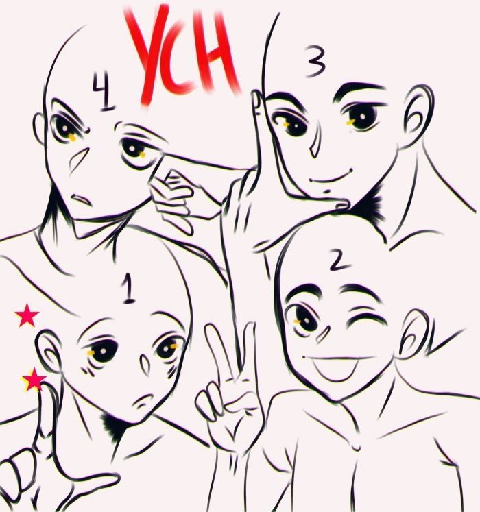 Ych group of friends - YCH.Commishes