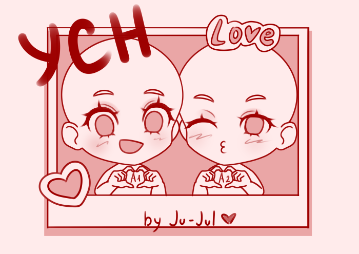 Romantic Portrait  YCH - YCH.Commishes