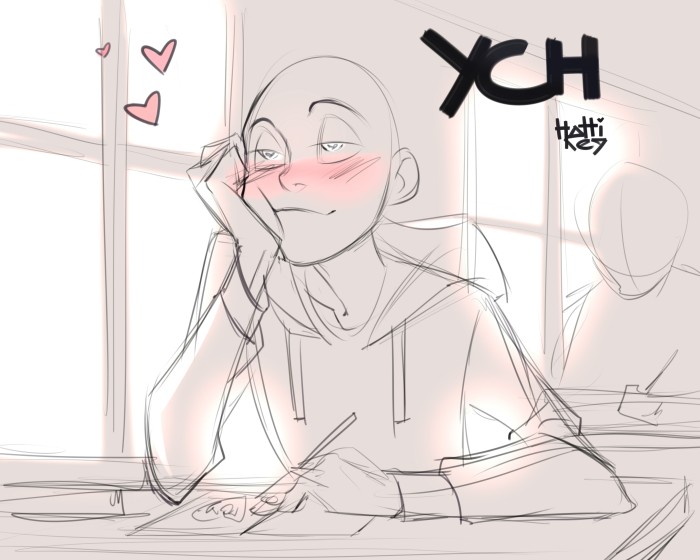 Romantic Portrait  YCH - YCH.Commishes