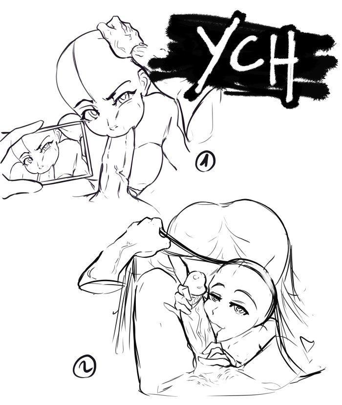 Ych Blowjob Under The Table Or Covers Ych Commishes
