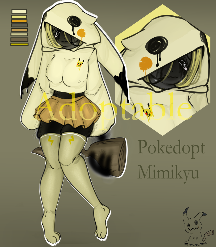 PWYW Pokemon Commission - Mimikyu by FlowerHead -- Fur Affinity [dot] net