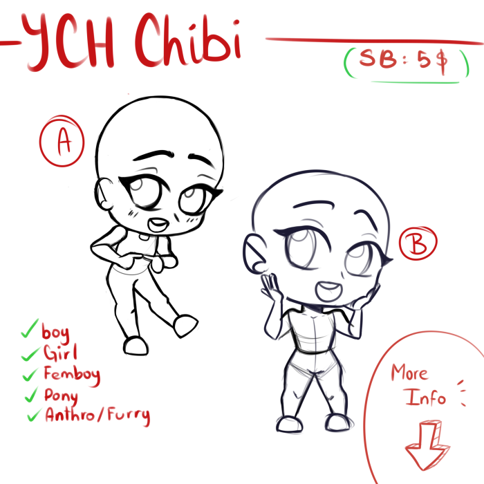 Ych Chibi Posing ~ 