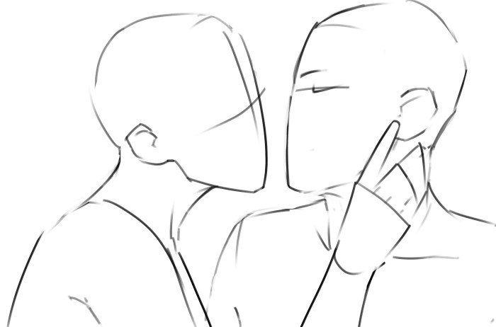 reference couple is kissing pose - Anime Bases .INFO
