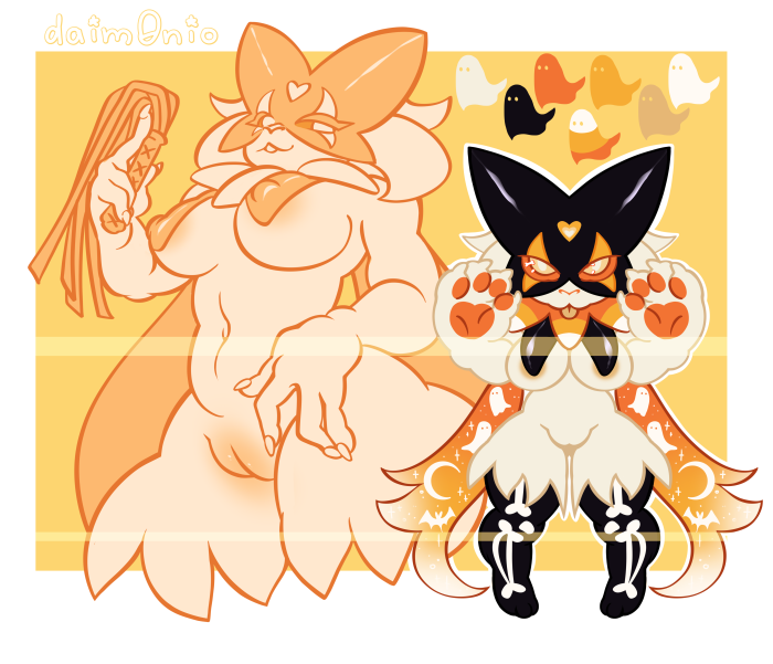 Meowscarada x Slither Wing Adopt [CLOSED] by sunnyvale -- Fur