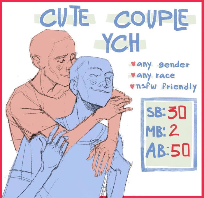 YCH couple - YCH.Commishes