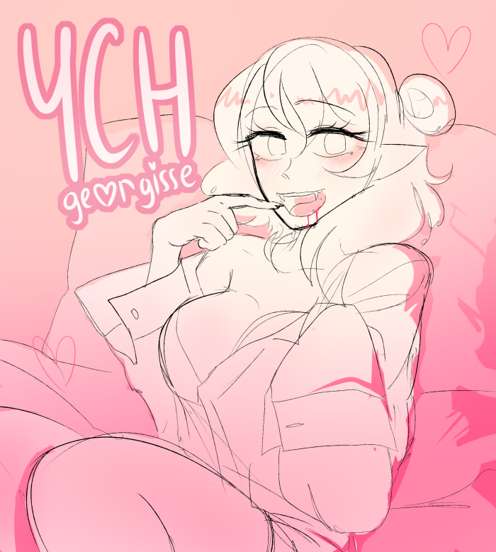 YCH 😋Bite on the cheek😋 - YCH.Commishes