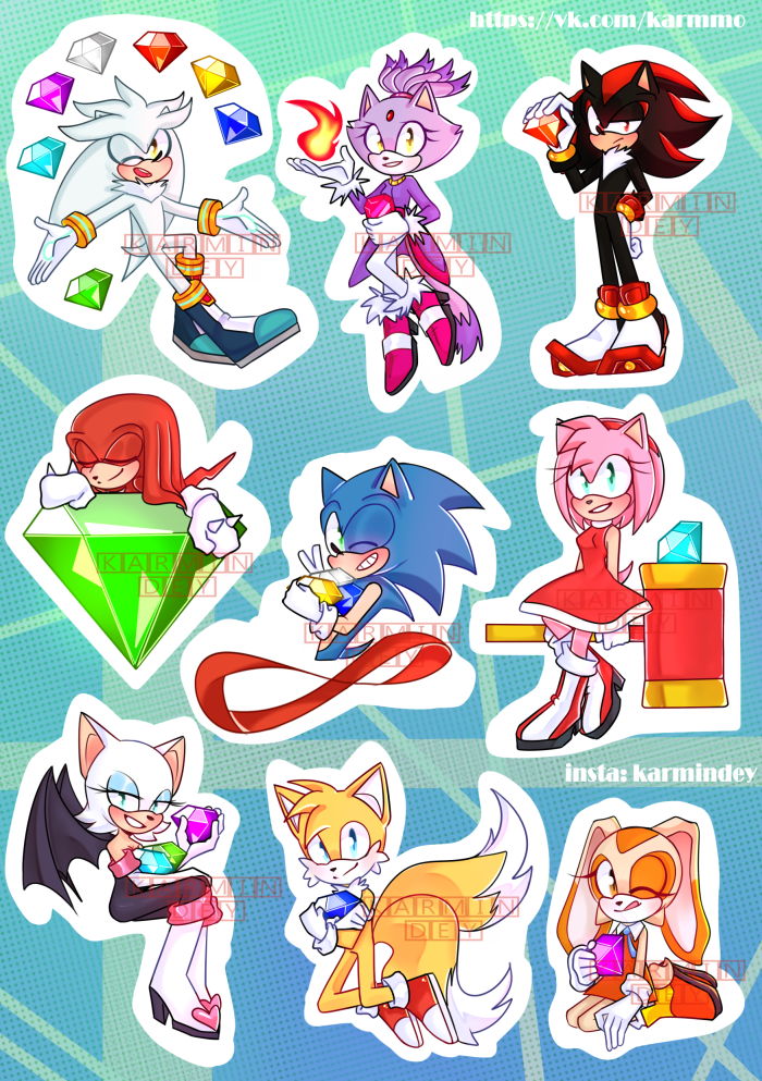 Sonic #12 Sticker by Vanya Tari - Pixels