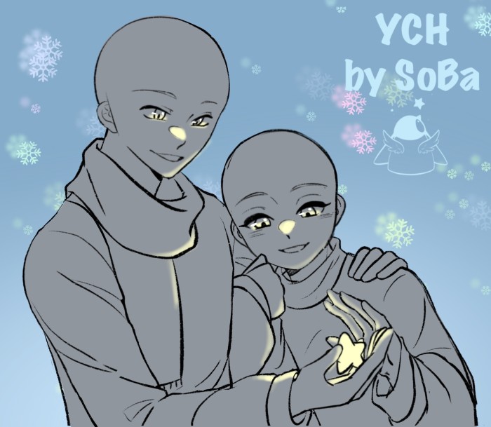 Xmas | Couple YCH - YCH.Commishes