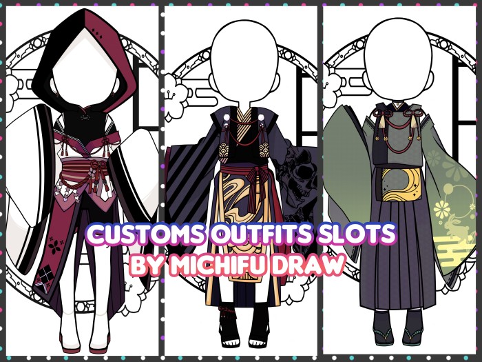 CUSTOM OUTFITS SLOTS - YCH.Commishes