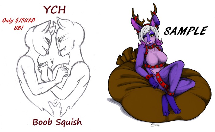 Boob Squish - YCH.Commishes