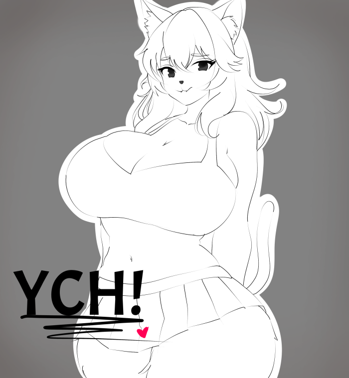 Furry with boobs - YCH.Commishes