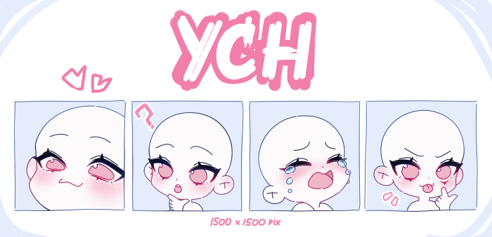 Sticker/emoji for discord/twitch YCH - YCH.Commishes